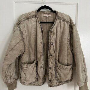 FREE PEOPLE WE THE FREE  MIXED SIGNALS LINER JACKET SZ XS